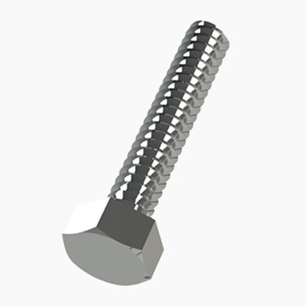 Unirac 310751 RM Hex Bolt for use with Roof Mount Module Clips
